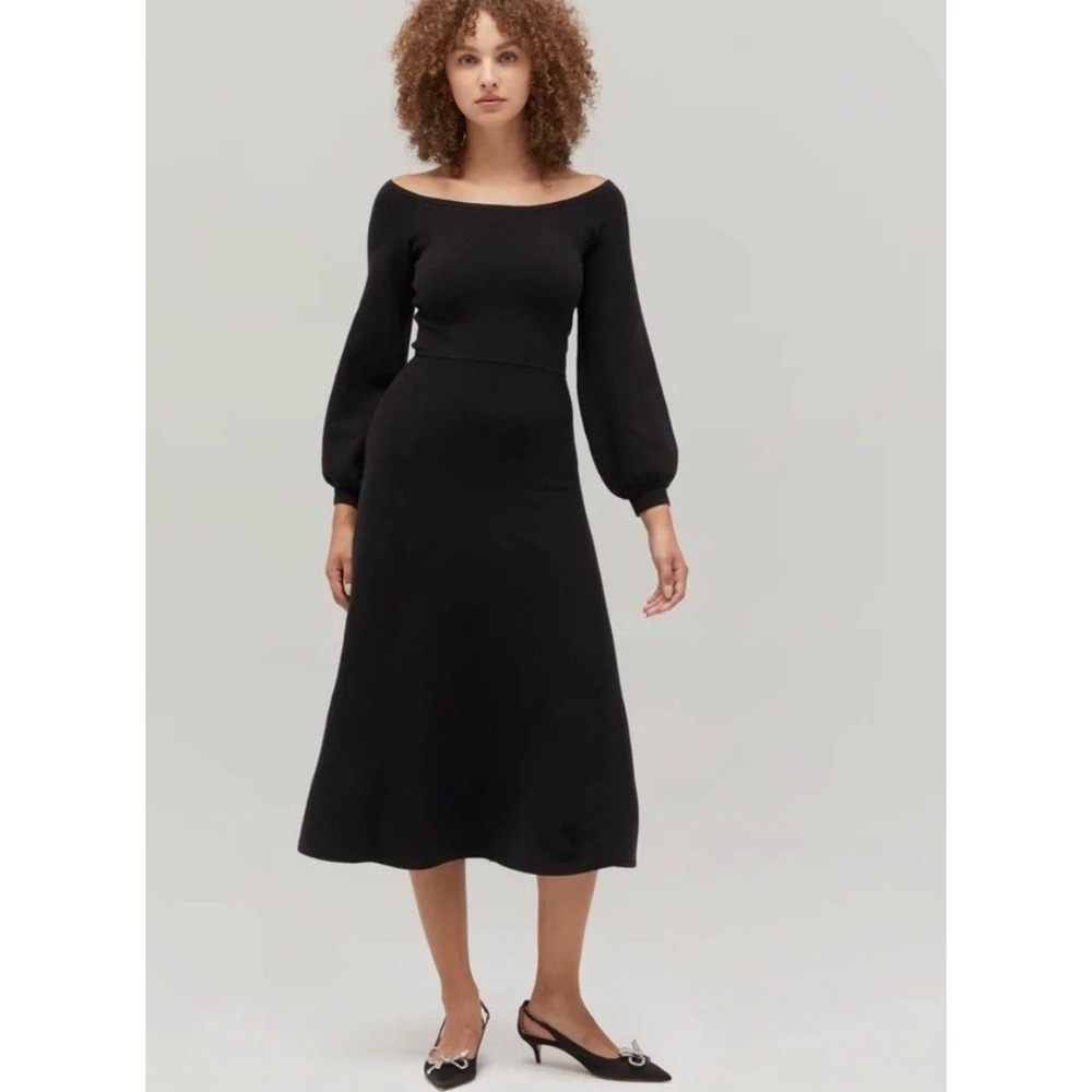 Hill House Black Midi Dress